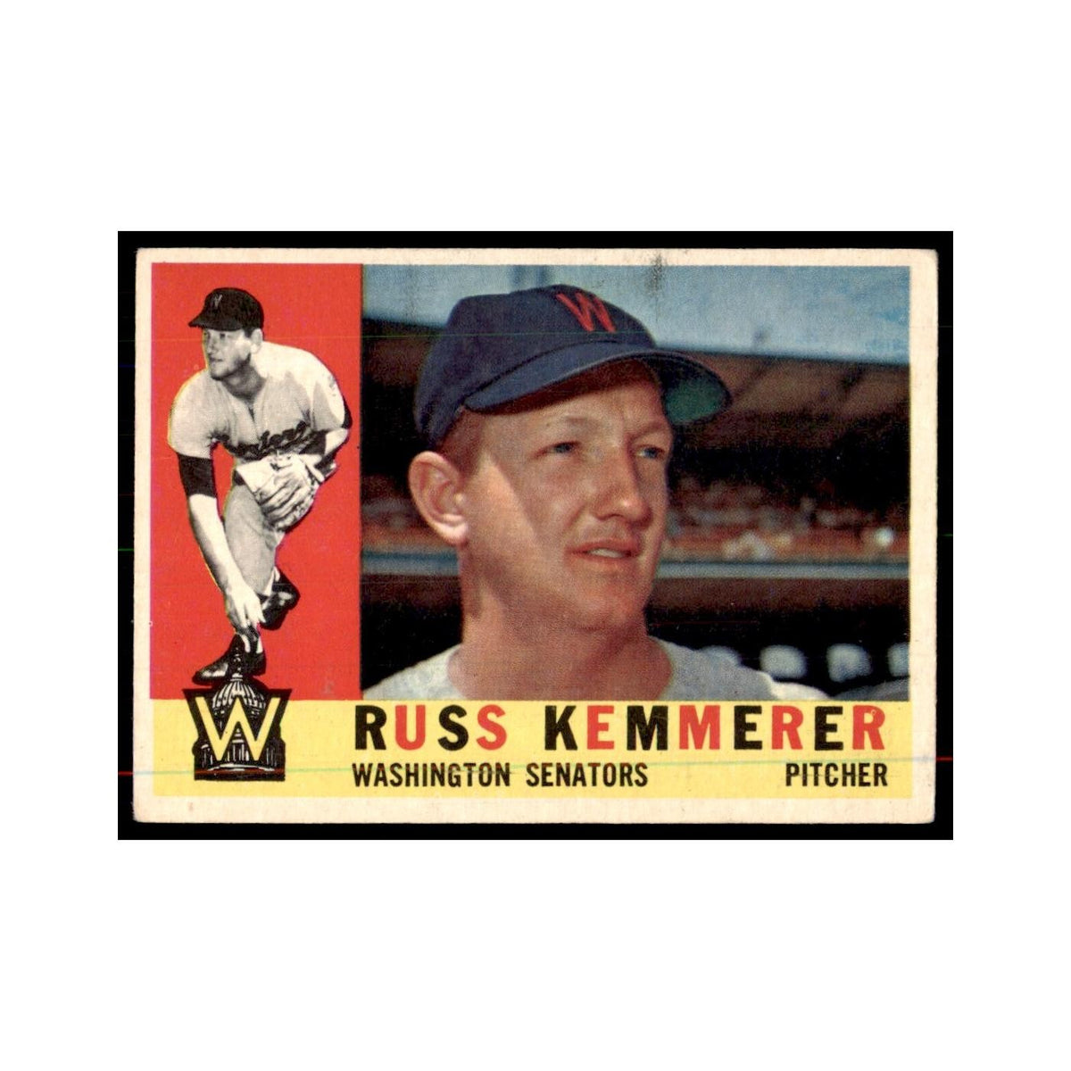 1960 Topps Russ Kemmerer Baseball Cards #362
