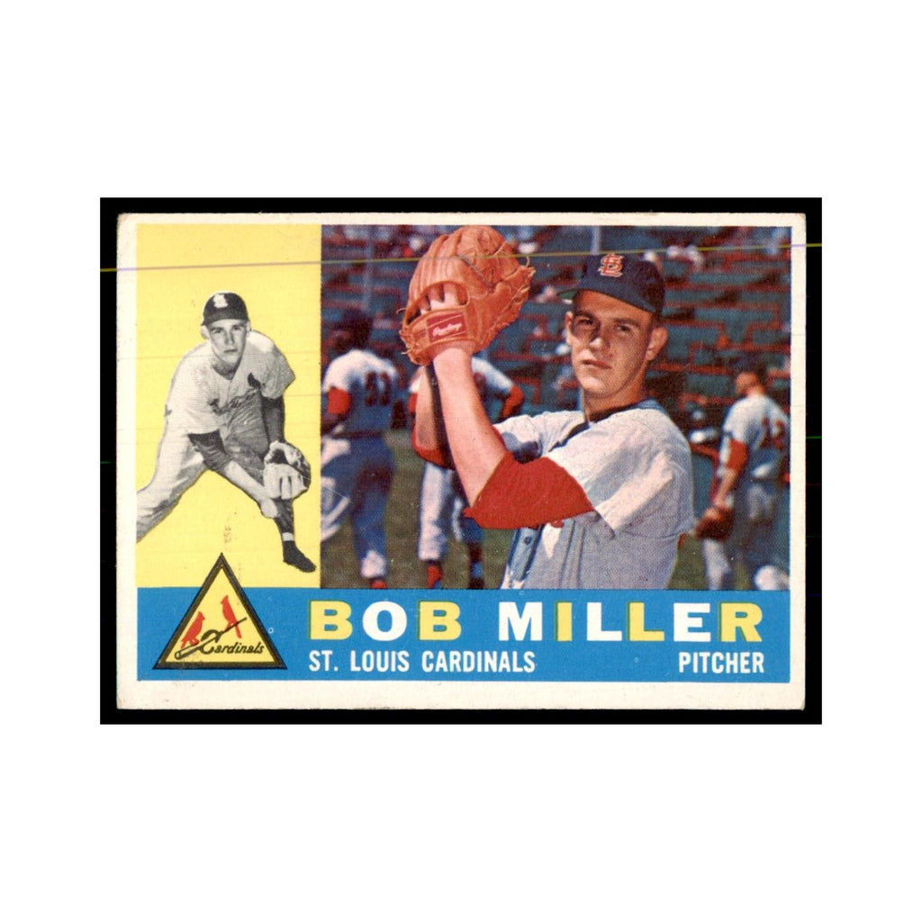 1960 Topps Bob Miller Baseball Cards #101