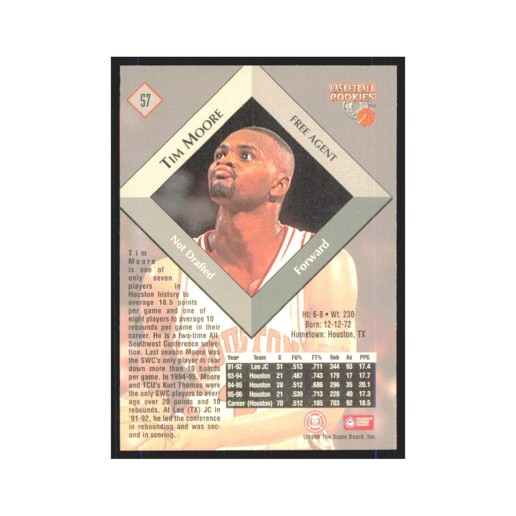 1996 Score Board Tim Moore RC #57