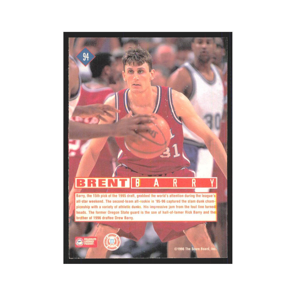 1996 Score Board Brent Barry #94