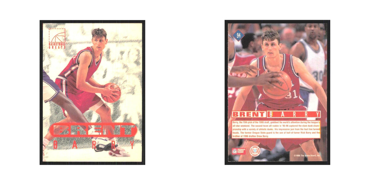 1996 Score Board Brent Barry #94
