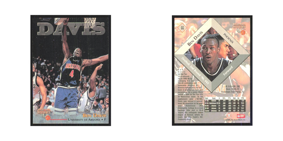 1996 Score Board Ben Davis RC #66