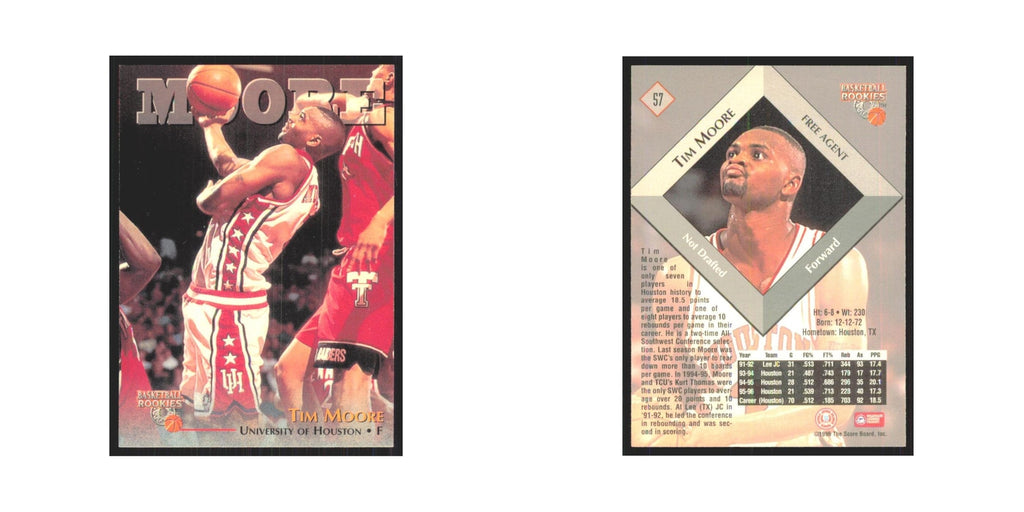 1996 Score Board Tim Moore RC #57