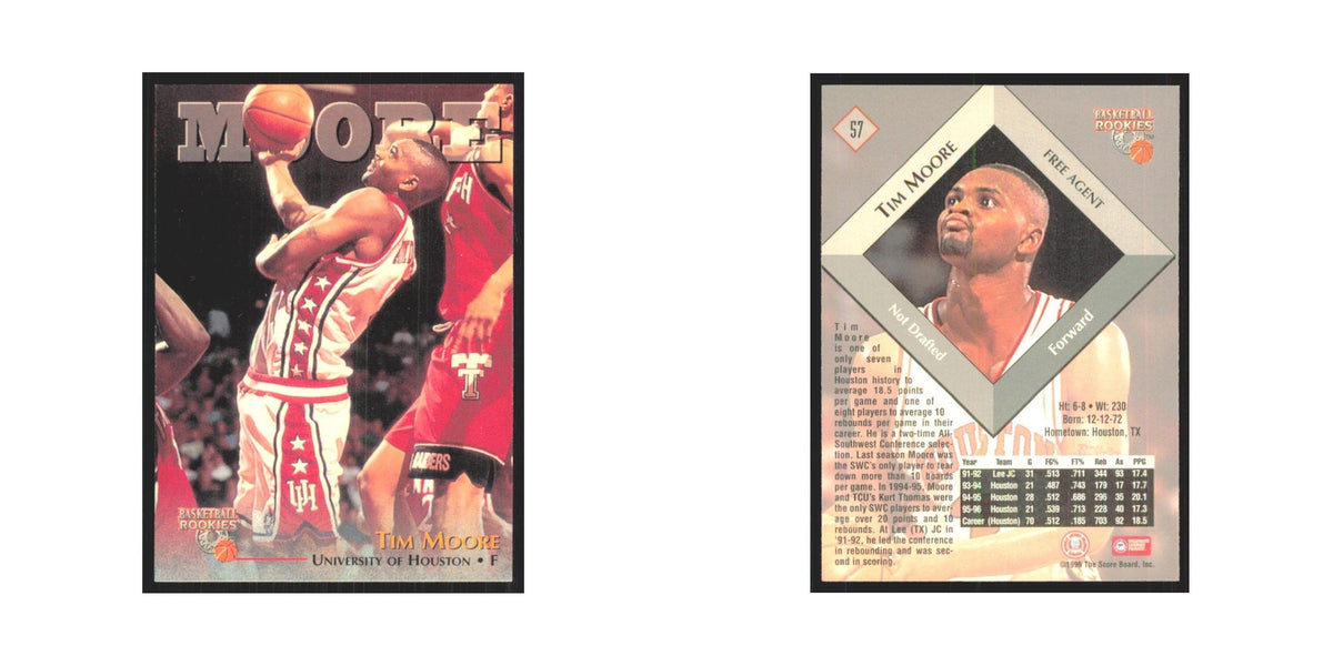 1996 Score Board Tim Moore RC #57