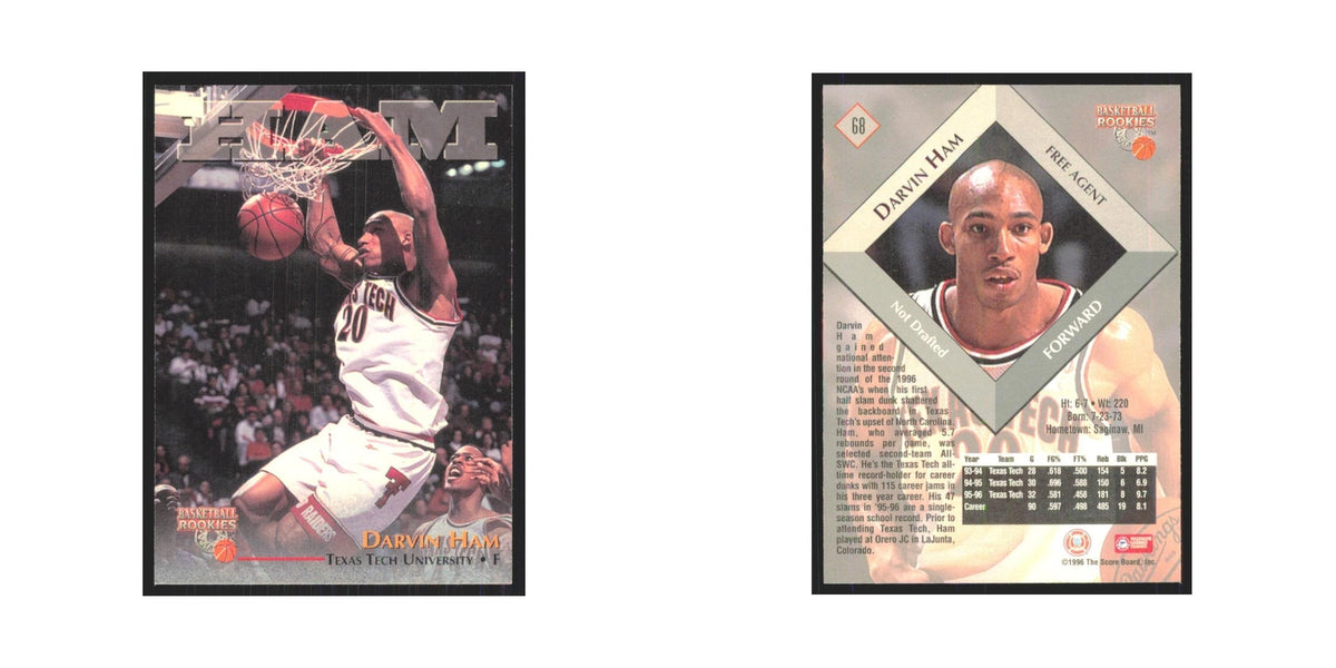 1996 Score Board Darvin Ham RC #68