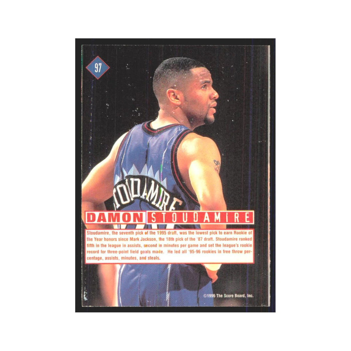 1996 Score Board Damon Stoudamire #97