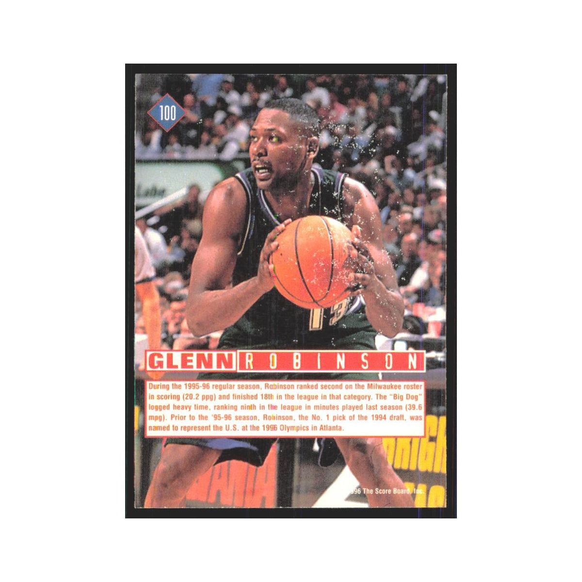 1996 Score Board Glenn Robinson #100