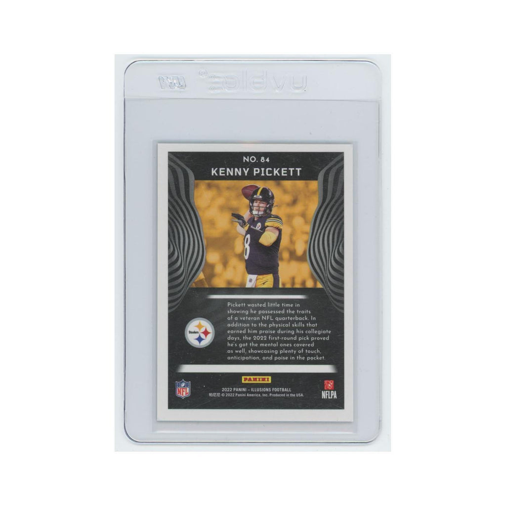 Kenny Pickett Rookie 2022 Panini Illusions #84 Pittsburgh Steelers NM