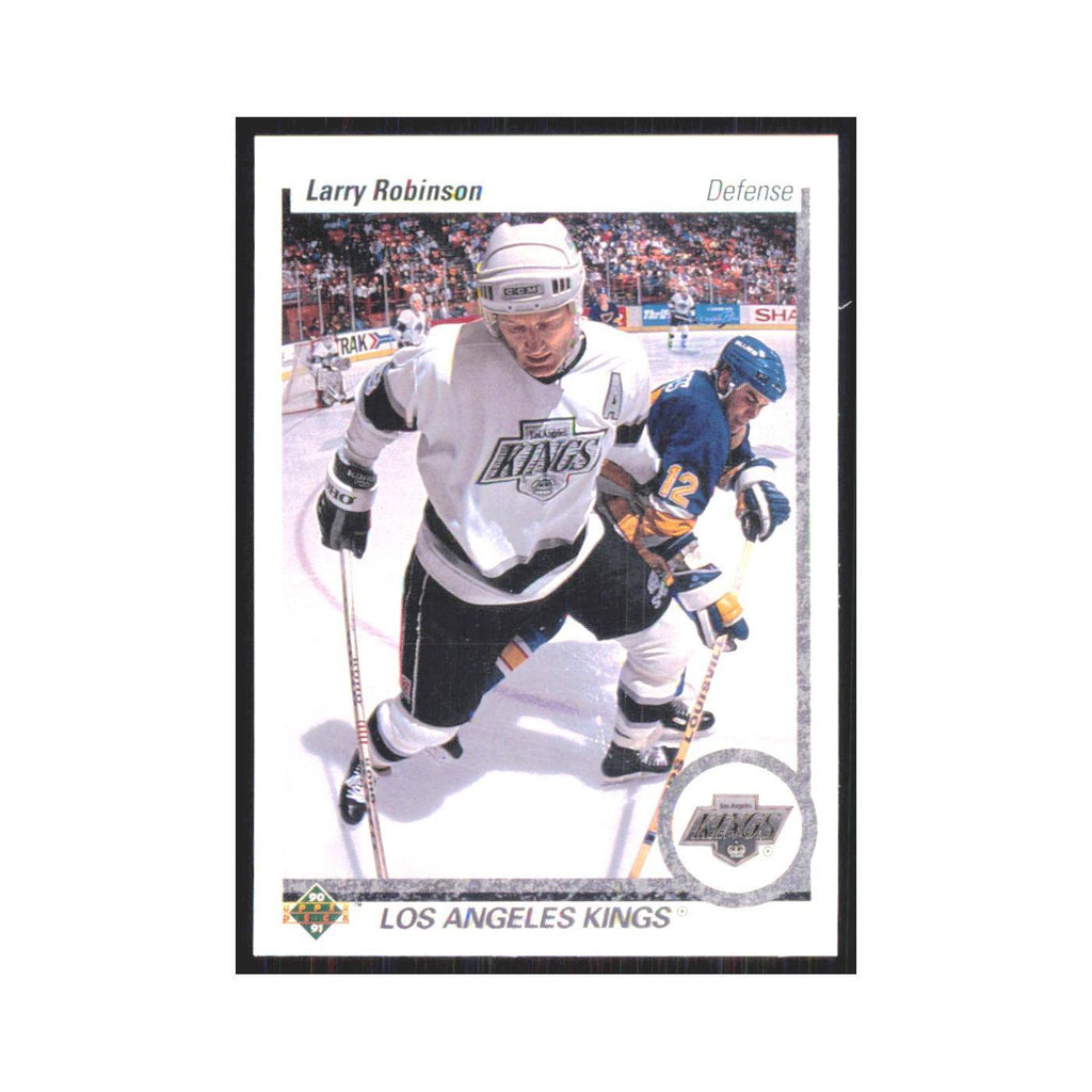 Larry Robinson 1990 Upper Deck #52 Los Angeles Kings Hockey Card NM