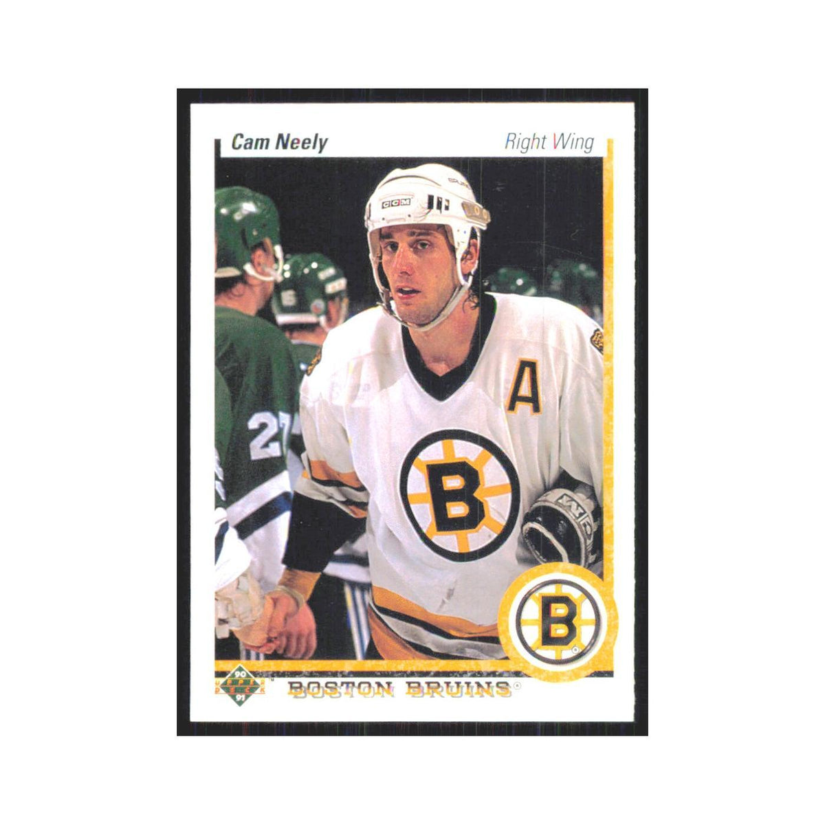 Cam Neely 1990 Upper Deck #156 Boston Bruins Hockey Card NM