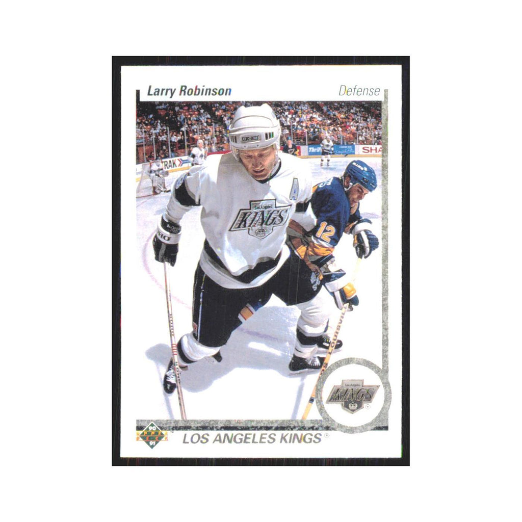 Larry Robinson 1990 Upper Deck #52 Los Angeles Kings Hockey Card NM