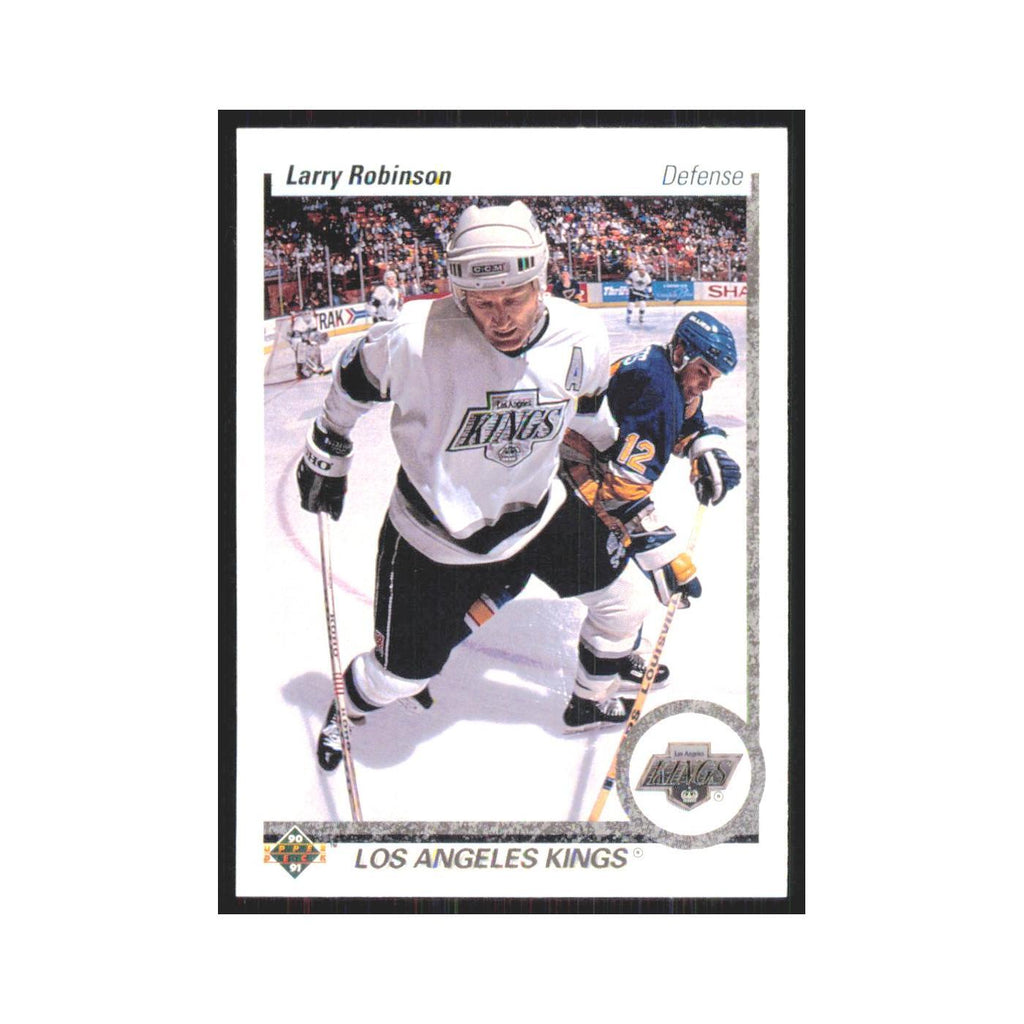 Larry Robinson 1990 Upper Deck #52 Los Angeles Kings Hockey Card NM