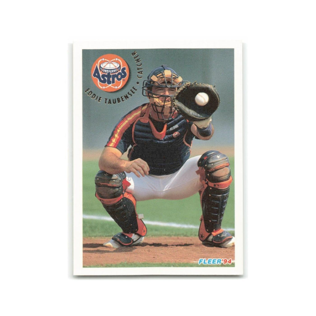 Eddie Taubensee 1994 Fleer #501 Houston Astros Baseball Card NM