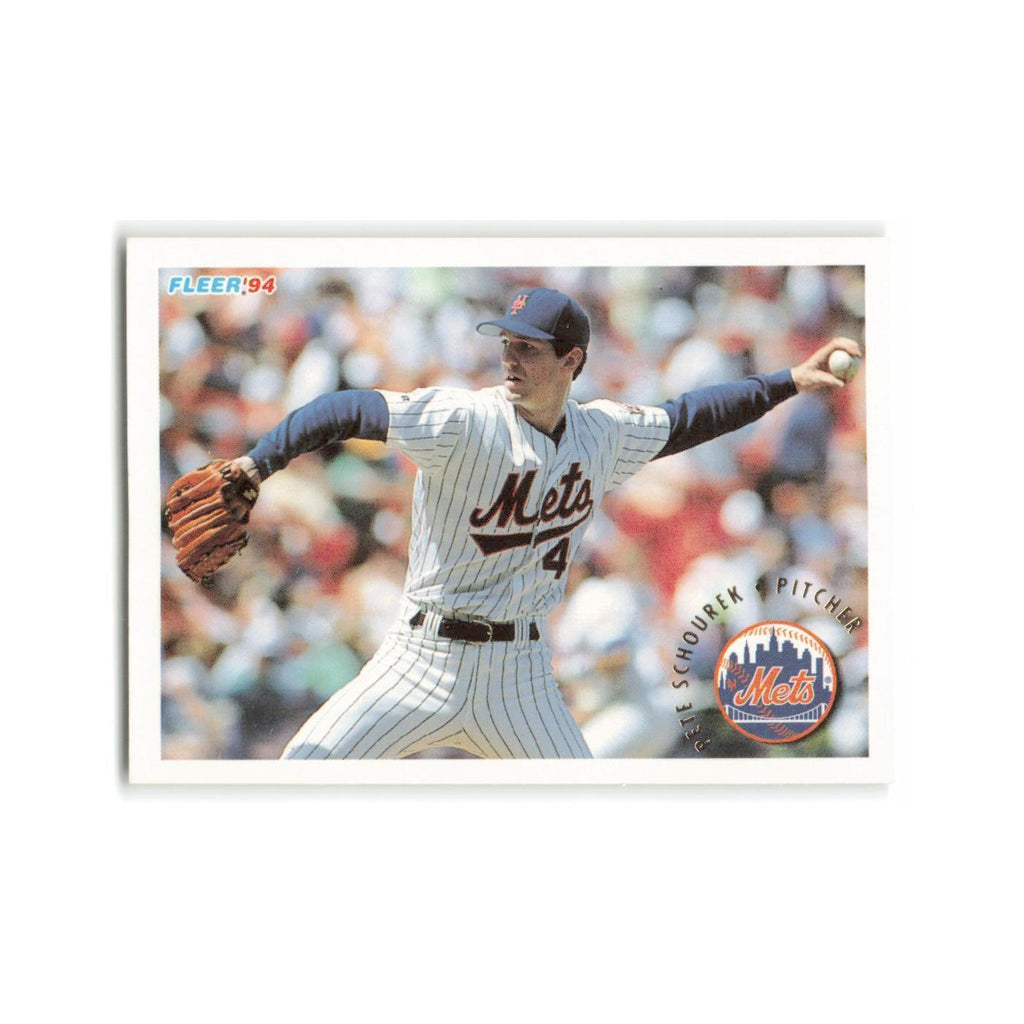 Pete Schourek 1994 Fleer #577 New York Mets Baseball Card NM