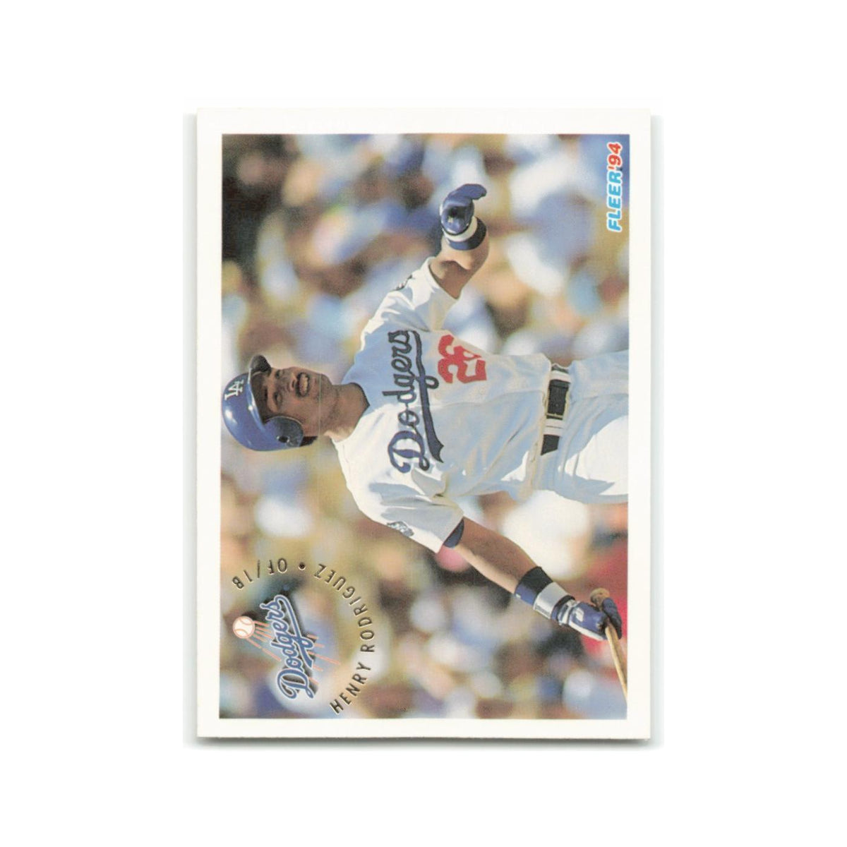 Henry Rodriguez 1994 Fleer #522 Los Angeles Dodgers Baseball Card NM