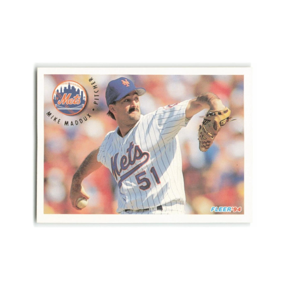Mike Maddux 1994 Fleer #571 New York Mets Baseball Card NM