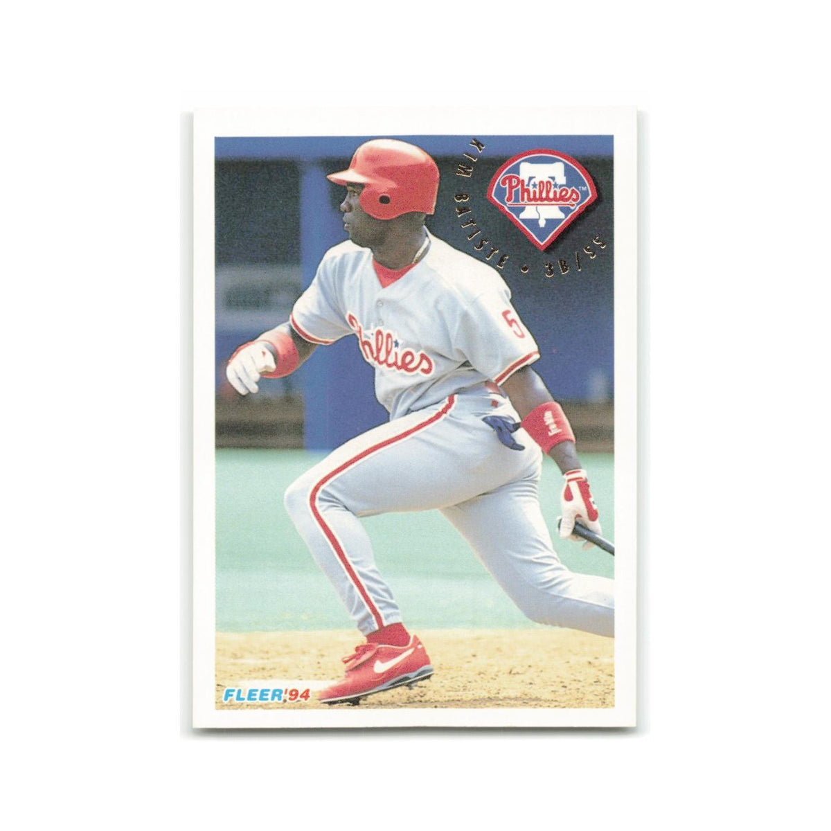 Kim Batiste 1994 Fleer #583 Philadelphia Phillies Baseball Card NM