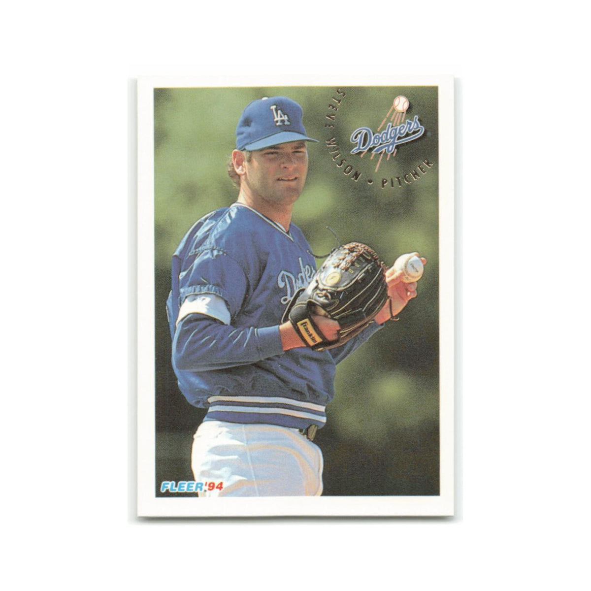 Steve Wilson 1994 Fleer #529 Los Angeles Dodgers Baseball Card NM