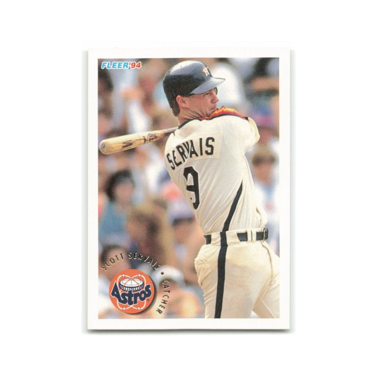 Scott Servais 1994 Fleer #499 Houston Astros Baseball Card NM
