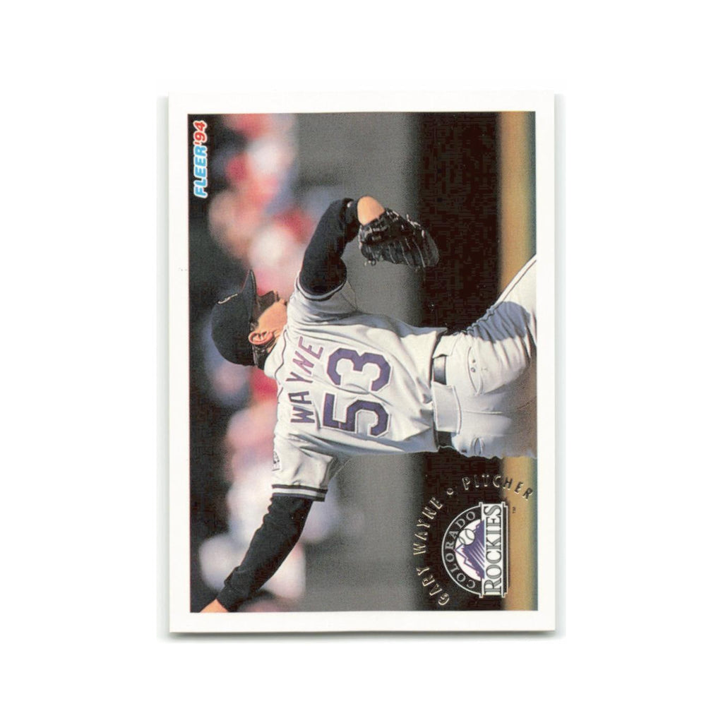 Gary Wayne 1994 Fleer #456 Colorado Rockies Baseball Card NM