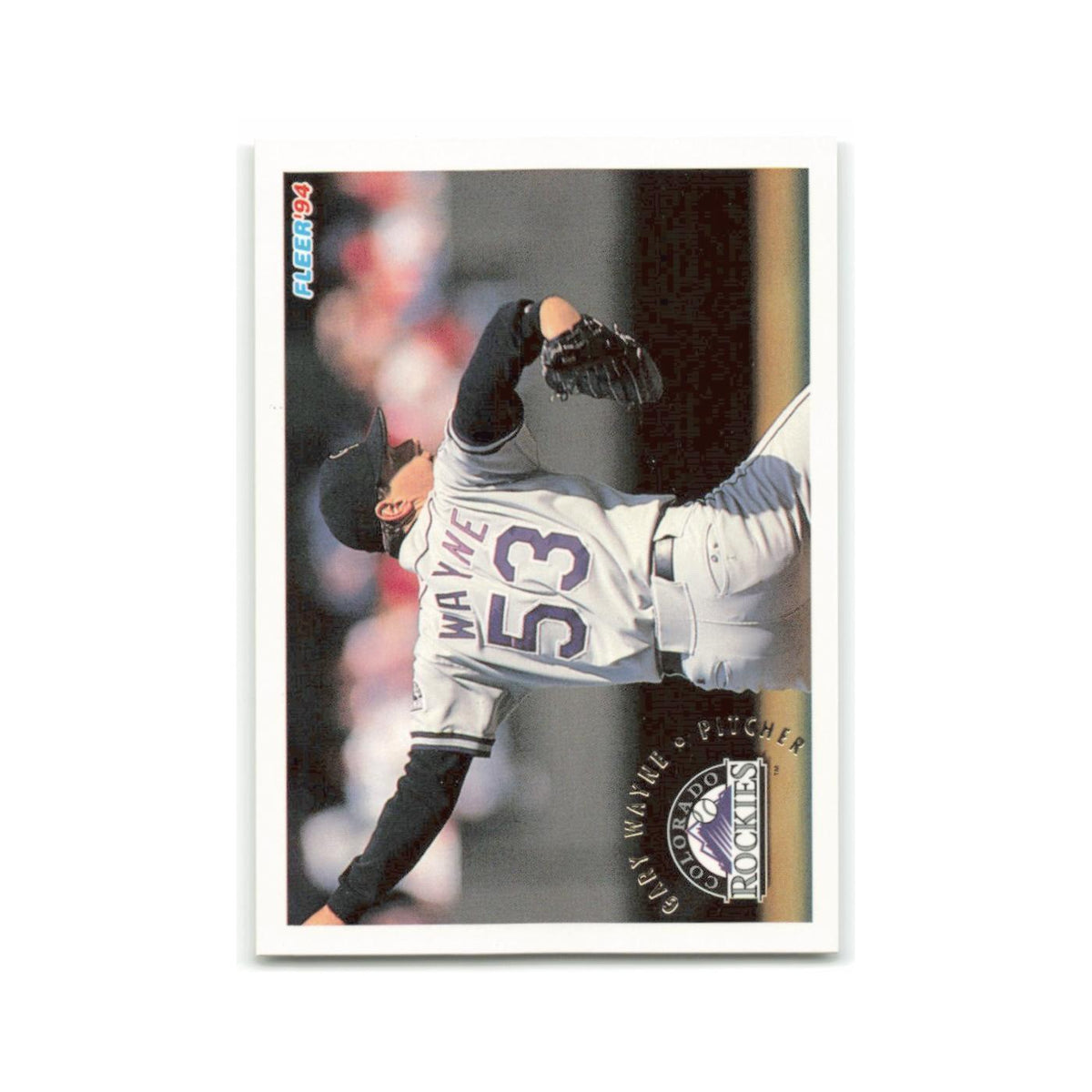 Gary Wayne 1994 Fleer #456 Colorado Rockies Baseball Card NM