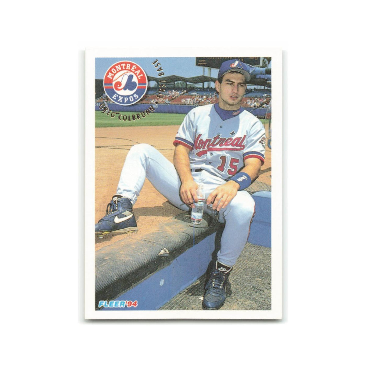 Greg Colbrunn 1994 Fleer #534 Montreal Expos Baseball Card NM