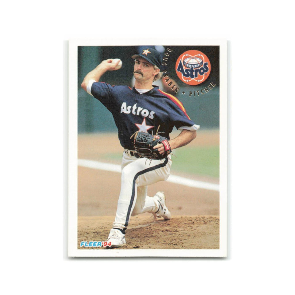 Doug Drabek 1994 Fleer #489 Houston Astros Baseball Card NM