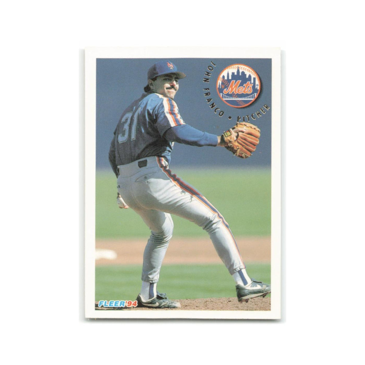 John Franco 1994 Fleer #561 New York Mets Baseball Card NM