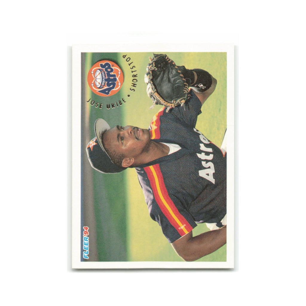 Jose Uribe 1994 Fleer #502 Houston Astros Baseball Card NM
