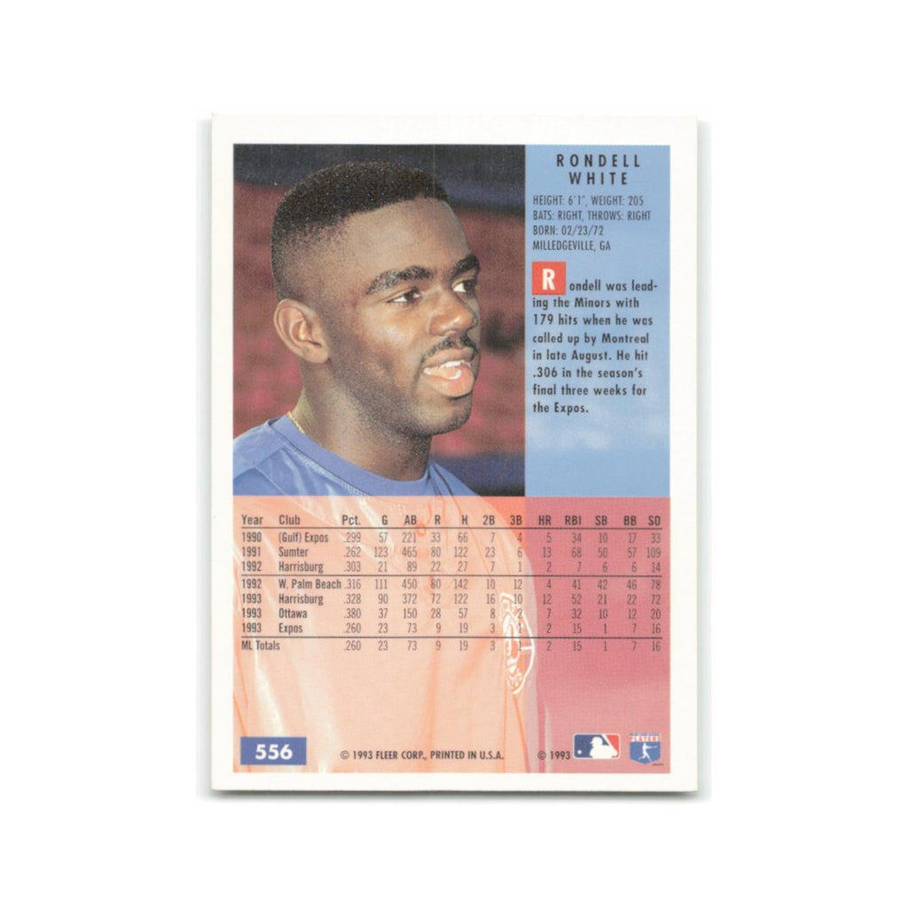 Rondell White 1994 Fleer #556 Montreal Expos Baseball Card NM