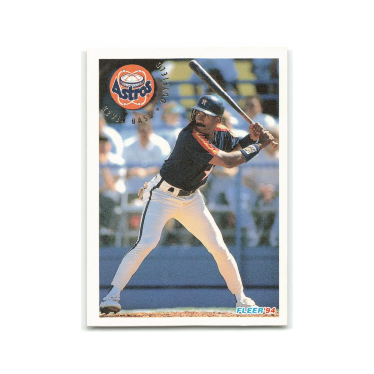 Kevin Bass 1994 Fleer #484 Houston Astros Baseball Card NM