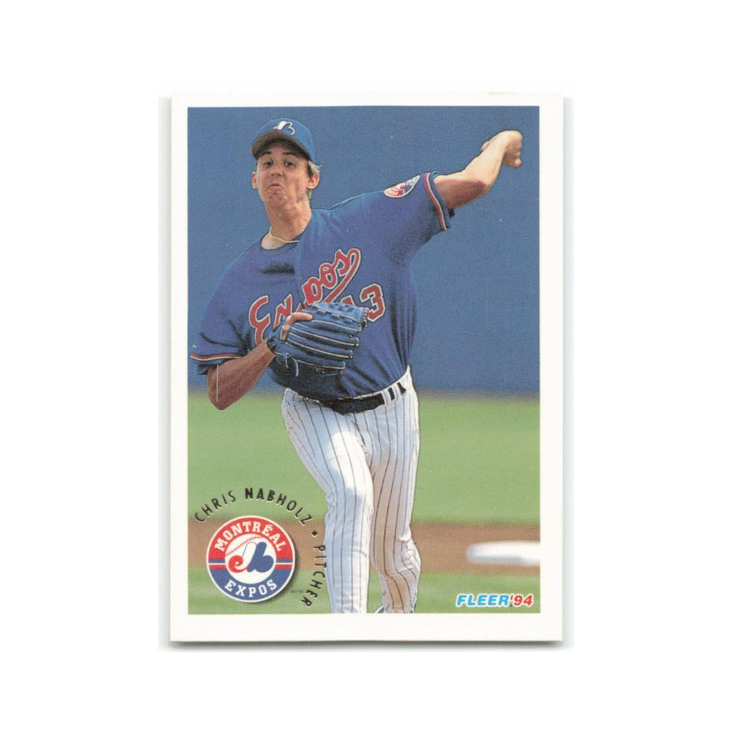 Chris Nabholz 1994 Fleer #546 Montreal Expos Baseball Card NM