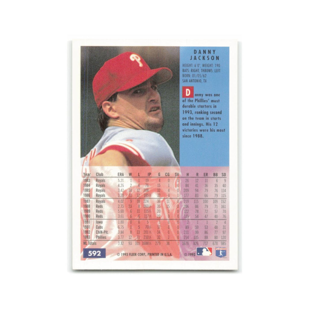 Danny Jackson 1994 Fleer #592 Philadelphia Phillies Baseball Card NM