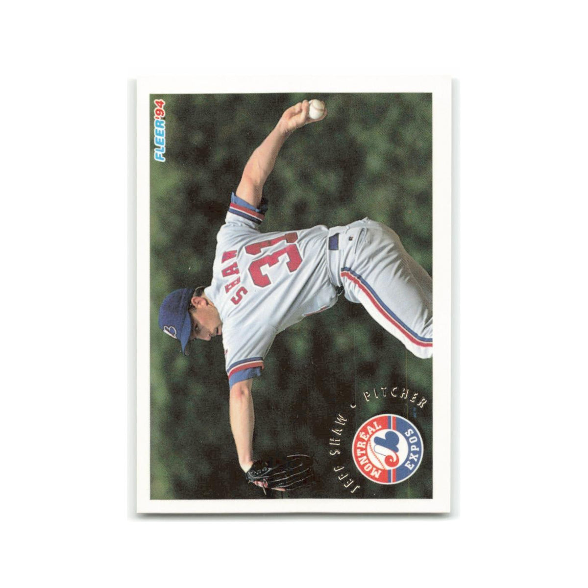 Jeff Shaw 1994 Fleer #551 Montreal Expos Baseball Card NM