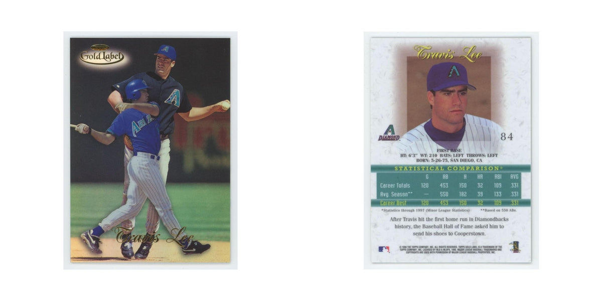 1998 Topps Gold Label Travis Lee Diamondbacks #84
