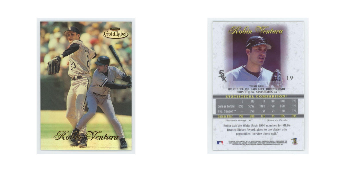 1998 Topps Gold Label Robin Ventura White Sox #19
