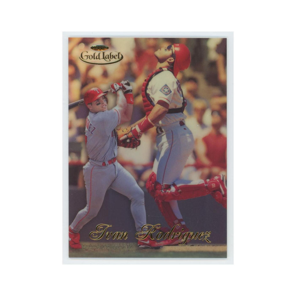 1998 Topps Gold Label Ivan Rodriguez Rangers #80