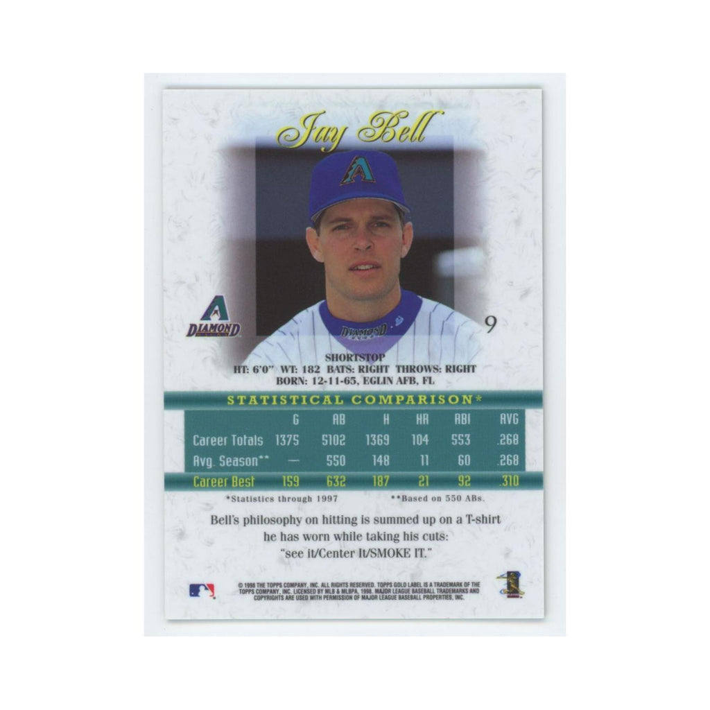 1998 Topps Gold Label Jay Bell Diamondbacks #9