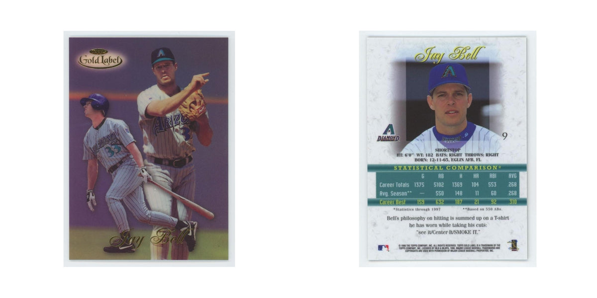 1998 Topps Gold Label Jay Bell Diamondbacks #9