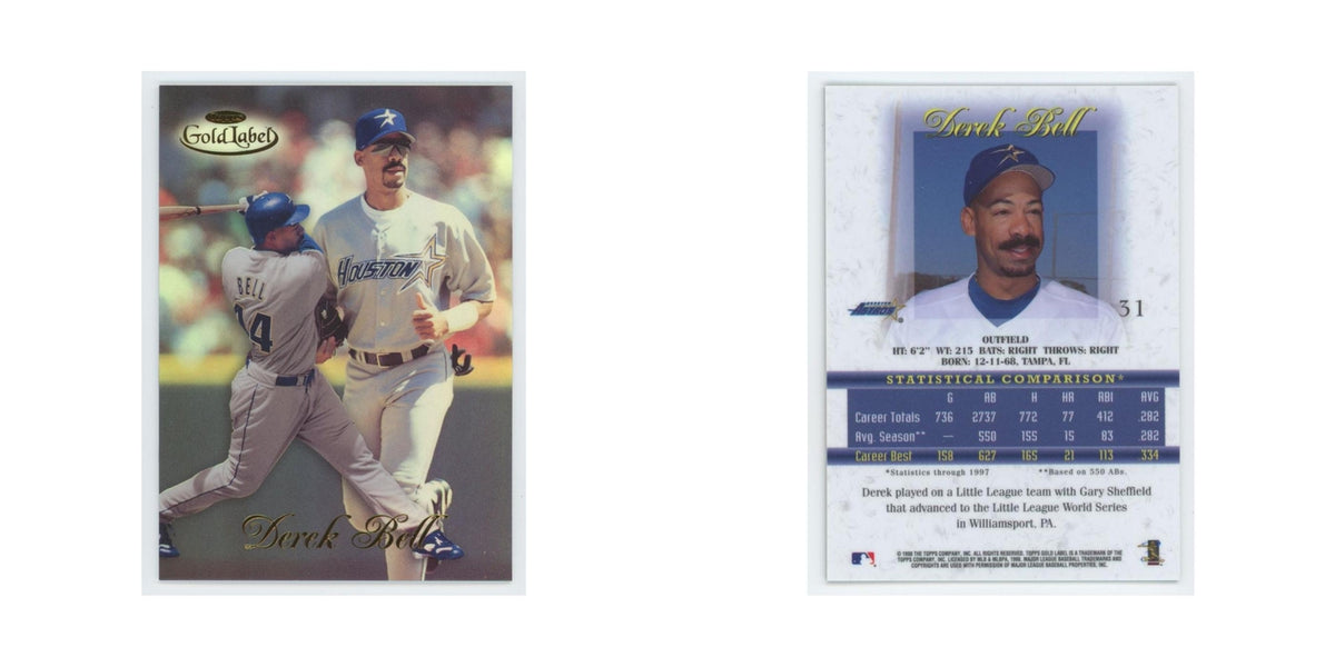 1998 Topps Gold Label Derek Bell Astros #31