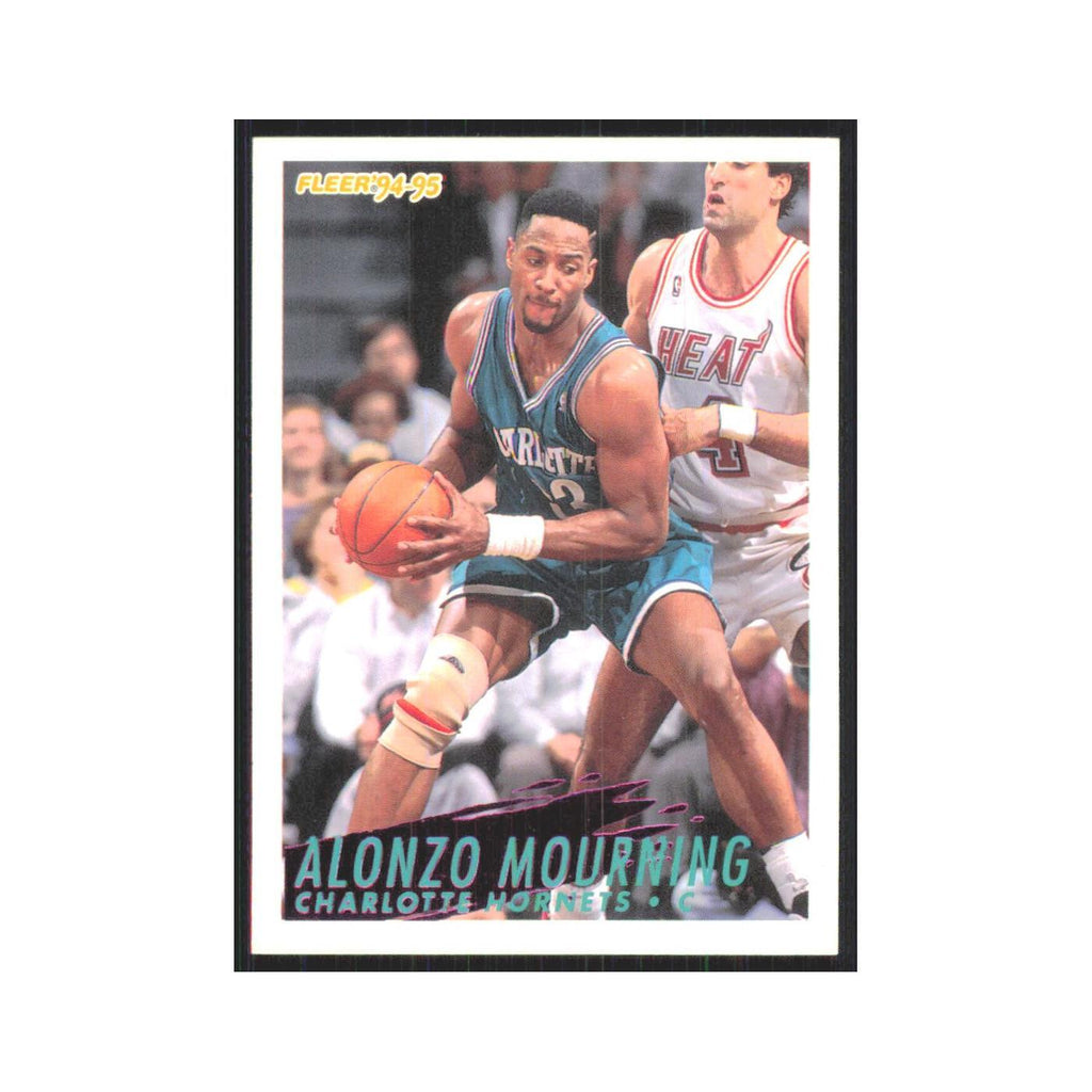 1994 Fleer Alonzo Mourning Hornets #27