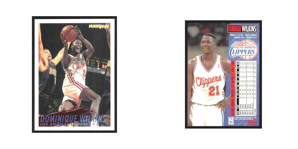 1994 Fleer Dominique Wilkins Clippers #105