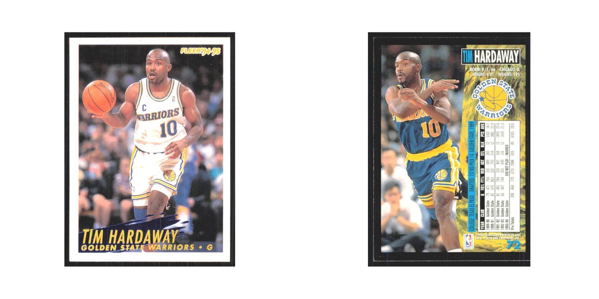 1994 Fleer Tim Hardaway Golden State Warriors #72