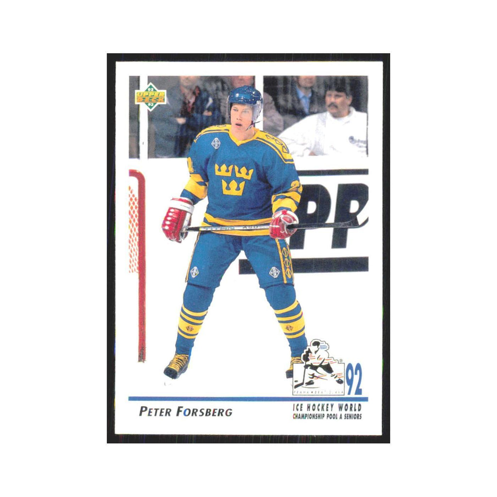Peter Forsberg 1992 Upper Deck #375 Sweden Hockey Card NM