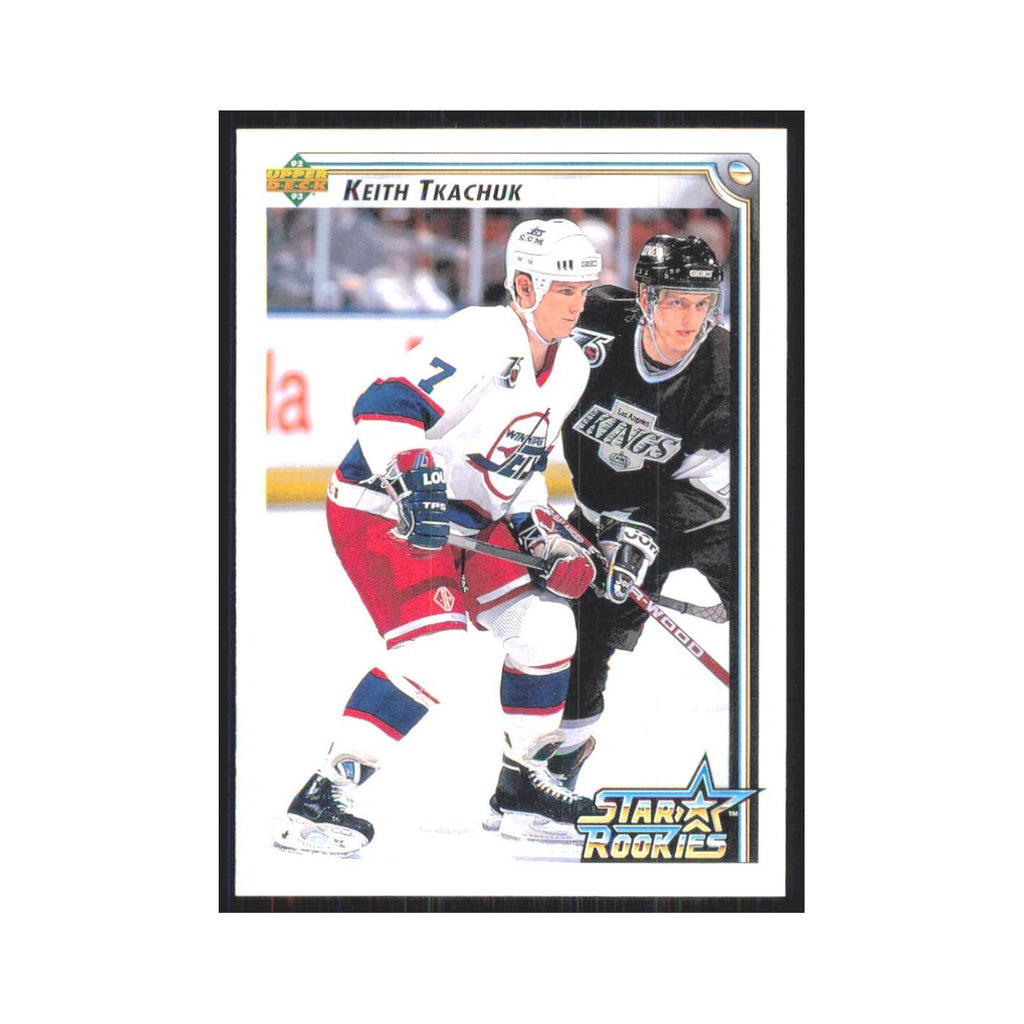 Keith Tkachuk Rookie 1992 Upper Deck #419 Winnipeg Jets Hockey Card NM