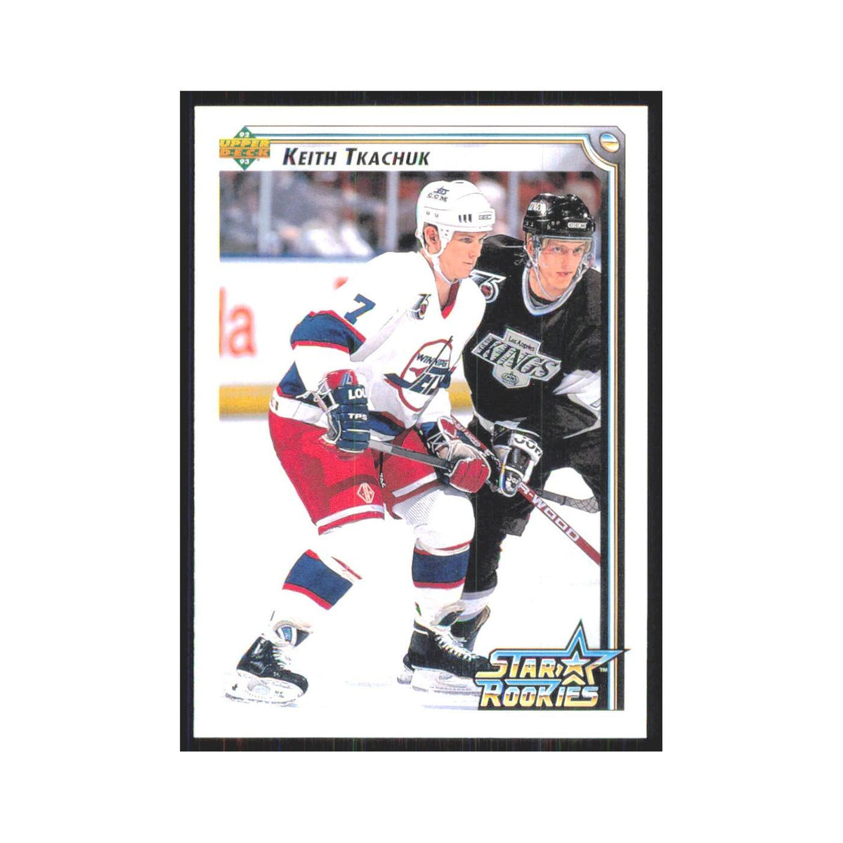 Keith Tkachuk Rookie 1992 Upper Deck #419 Winnipeg Jets Hockey Card NM