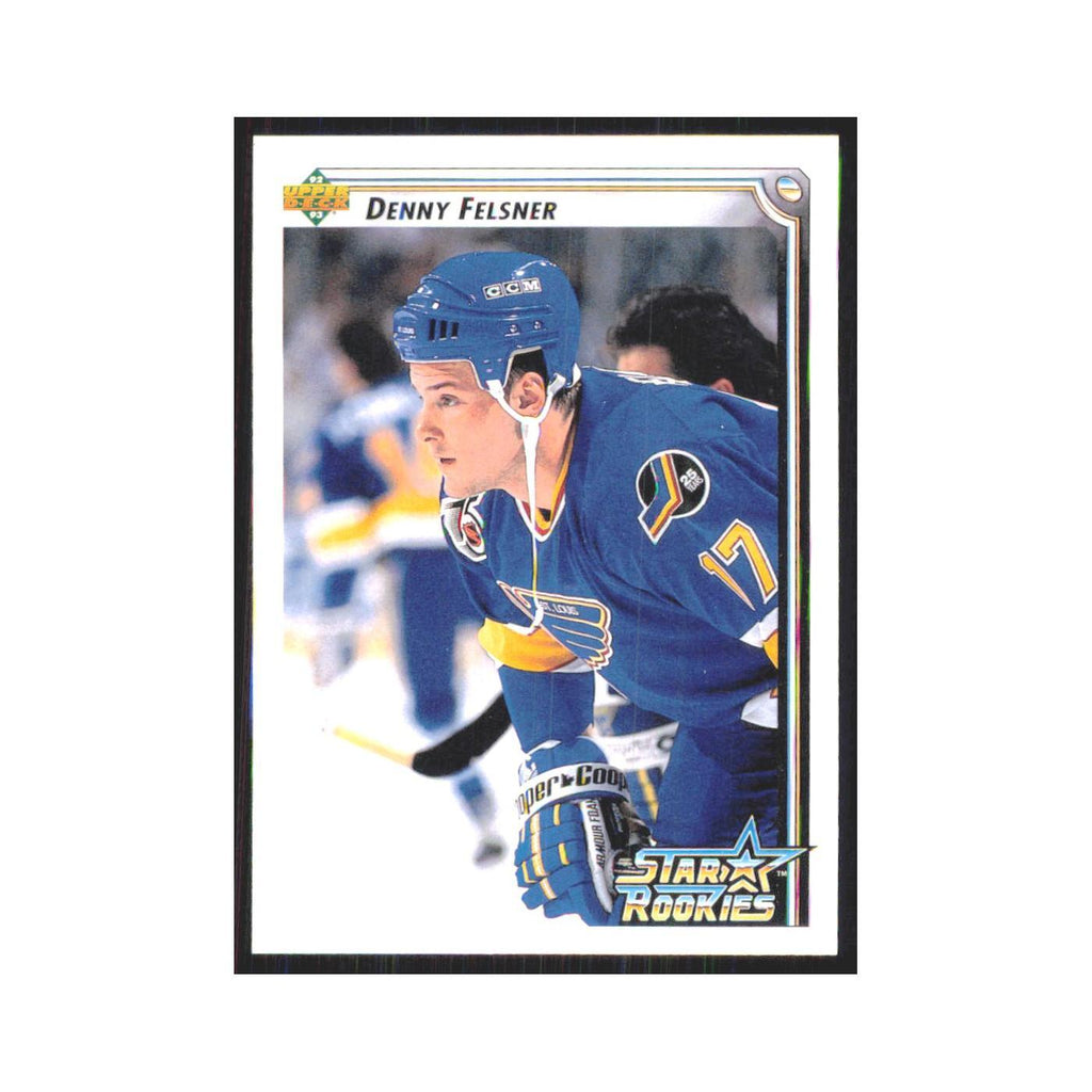 Denny Felsner Rookie 1992 Upper Deck #413 St. Louis Blues Hockey Card NM