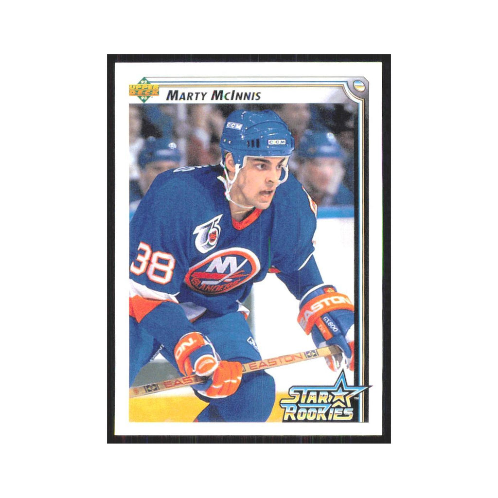 Marty McInnis Rookie 1992 Upper Deck #410 New York Islanders Hockey Card NM
