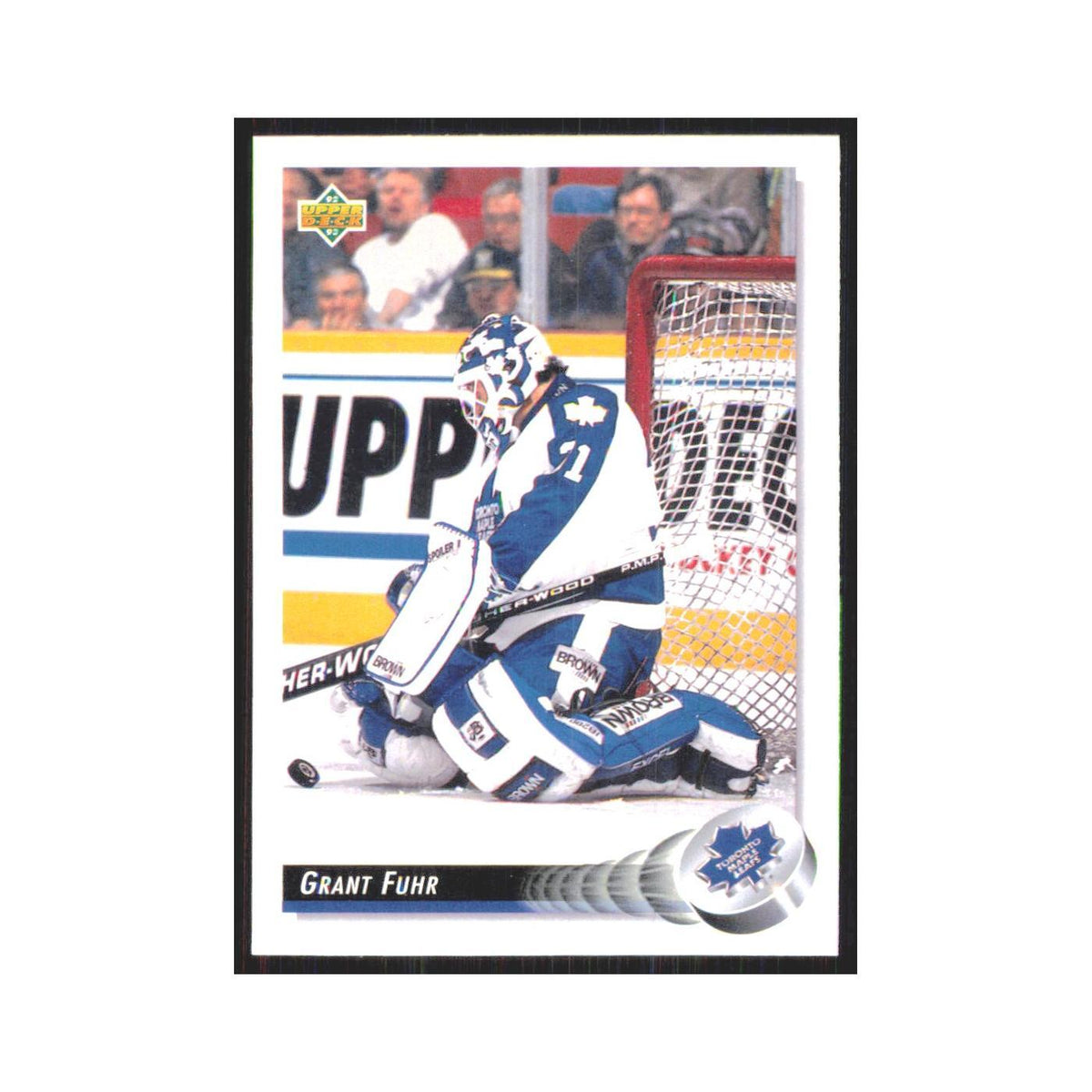 Grant Fuhr 1992 Upper Deck #271 Toronto Maple Leafs Hockey Card NM
