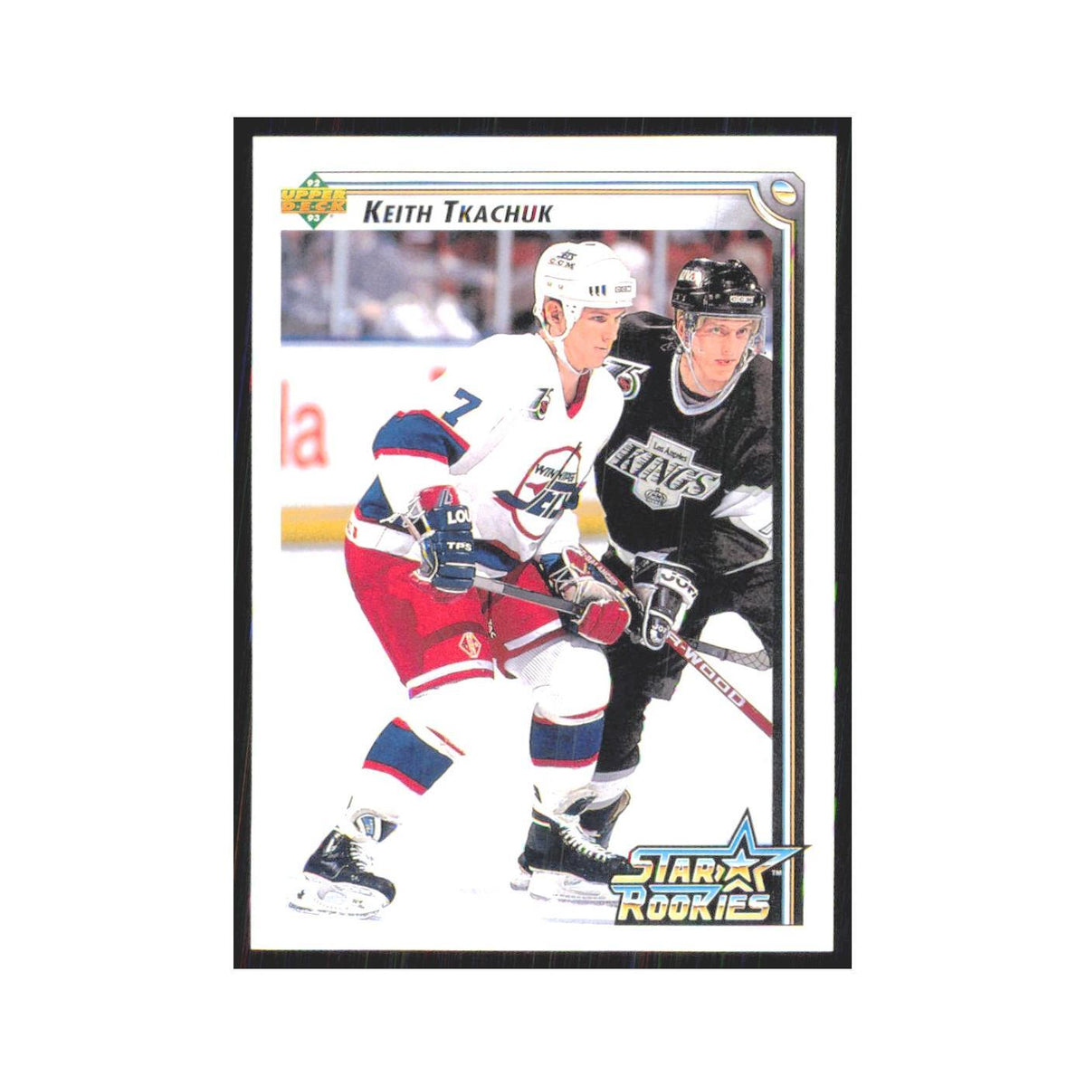 Keith Tkachuk Rookie 1992 Upper Deck #419 Winnipeg Jets Hockey Card NM